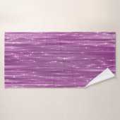 Heller, abstrakt rosa Hintergrund mit Glitzer Badehandtuch (Badehandtuch)