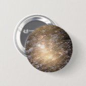 Heller abstrakter Feuerwerk-Knopf Button (Vorne & Hinten)