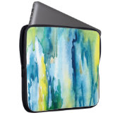 Heller, abstrakter Hintergrund. Wasserfarbe Laptopschutzhülle (Vorne Rechts)