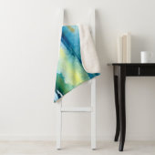 Heller, abstrakter Hintergrund. Wasserfarbe Sherpadecke (Beispiel)