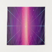 Heller, abstrakter Retro-Hintergrund im 80er-Stil Wandteppich (Vorderseite (Horizontal))
