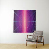 Heller, abstrakter Retro-Hintergrund im 80er-Stil Wandteppich (Beispiel (Horizontal))