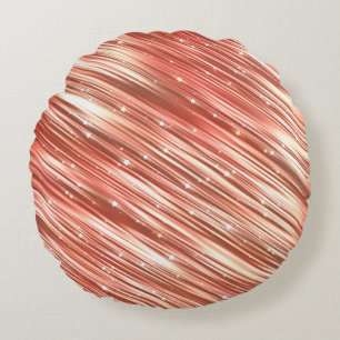 Heller, abstrakter Vintager Hintergrund mit Glitte Rundes Kissen