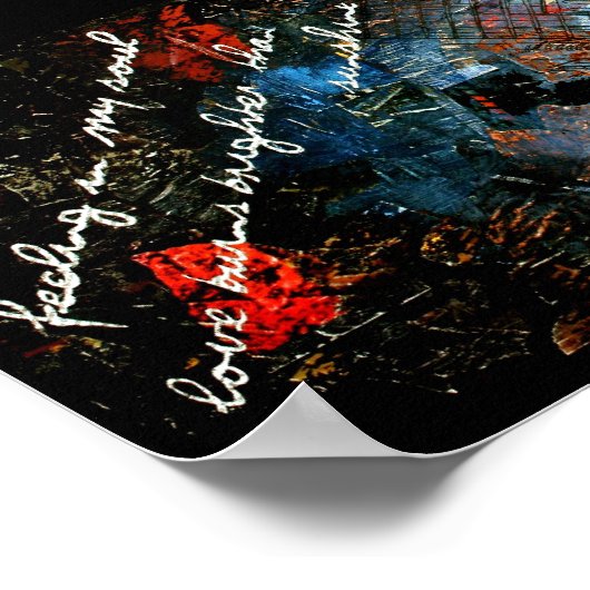 heller als sonnig poster (Ecke)