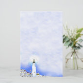 Heller Anmerkungs-Geschäftsbogen Portlands Briefpapier (Stehend Vorderseite)