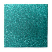 Heller Aqua-Glitter Fliese (Vorderseite)