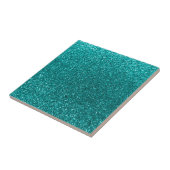 Heller Aqua-Glitter Fliese (Seite)