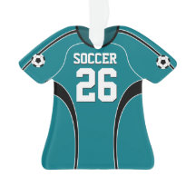 Heller aquamariner Fußball Jersey