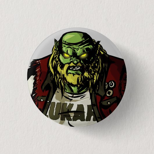 Heller Augen-Knopf Button (Vorderseite)