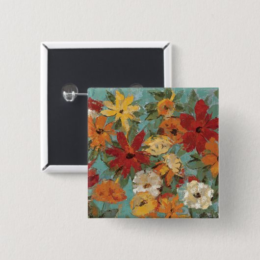 Heller ausdrucksvoller Garten Button (Vorne & Hinten)