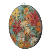 Heller ausdrucksvoller Garten Dartscheibe (Vorderseite rechts)