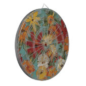 Heller ausdrucksvoller Garten Dartscheibe (Vorderseite Links)