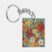 Heller ausdrucksvoller Garten Schlüsselanhänger (Vorderseite links)