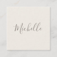 Heller beige brauner weiblicher Minimalist