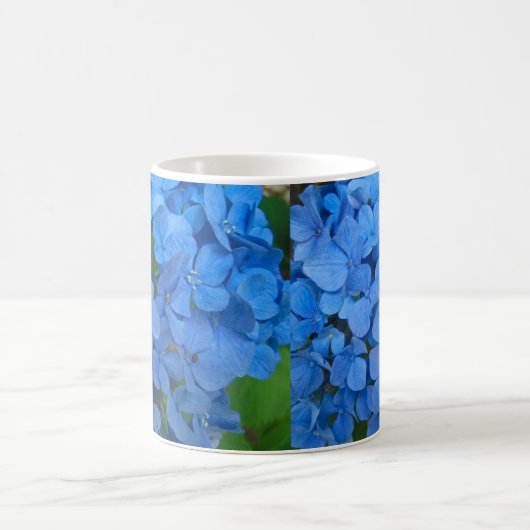 Heller blauer Hydrangea Kaffeetasse (Mittel)