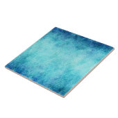 Heller blauer Watercolor-personalisierter Fliese (Seite)