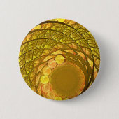 Heller Blüten-Mond Button (Vorderseite)