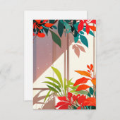 Heller botanischer Garten vor der Haustür Begleitkarte (Vorne/Hinten)