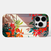 Heller botanischer Garten vor der Haustür Case-Mate iPhone Hülle (Rückseite (Horizontal))