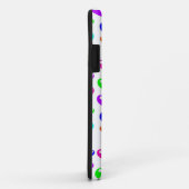 Heller bunter Schnurrbart iphone 5 Neonkasten Case-Mate iPhone Hülle (Hinten/Rechts)