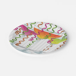 Heller Cocktail und Band Pappteller