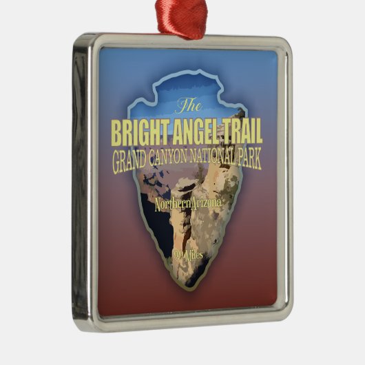 Heller Engel (Pfeilspitzen) Ornament Aus Metall (Rechts)