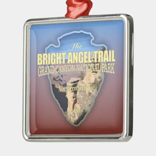 Heller Engel (Pfeilspitzen) Ornament Aus Metall (Links)