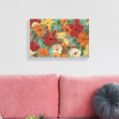 Heller Expressivgarten Leinwanddruck (Insitu (Wohnzimmer))