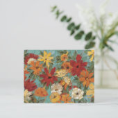 Heller Expressivgarten Postkarte (Stehend Vorderseite)