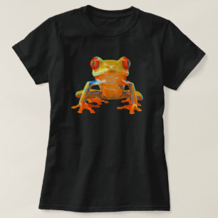 Heller, farbiger Frosch T-Shirt