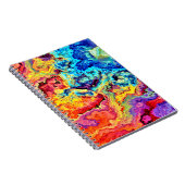 Heller, farbiger Marmor Notizblock (Rechte Seite)