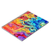 Heller, farbiger Marmor Notizblock (Linke Seite)