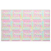 Heller Farbnamen-modernes personalisiertes Stoff (Fat Quarter (45,7 x 55,9 cm))