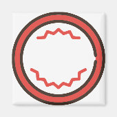 heller Felsen Magnet (Vorne)