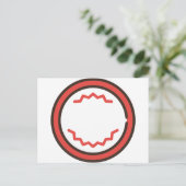 heller Felsen Postkarte (Stehend Vorderseite)