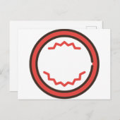 heller Felsen Postkarte (Vorne/Hinten)