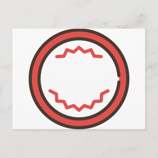 heller Felsen Postkarte (Vorderseite)