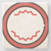 heller Felsen Steinuntersetzer (Vorderseite)