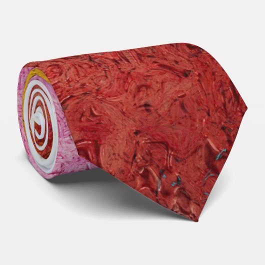 Heller flippiger Regenbogen-strukturierter Krawatte (Gerollt)