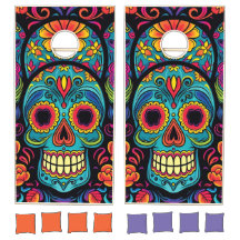 Heller Folk Art Sugar Skull Tag des Toten Party