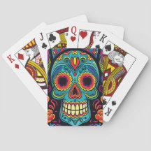 Heller Folk Art Sugar Skull Tag des Toten Party