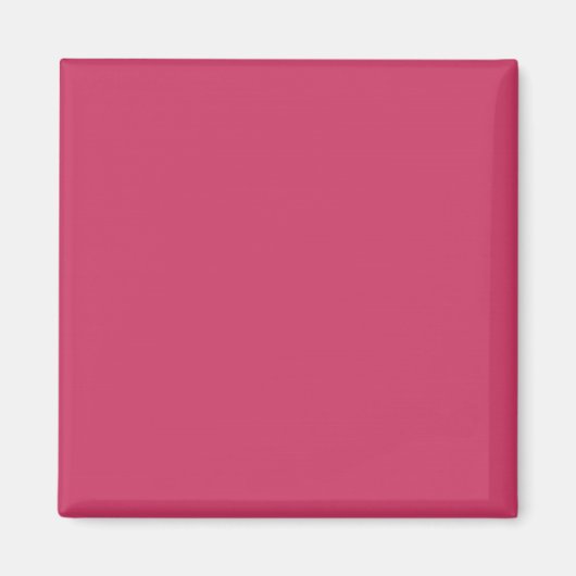 Heller Fuchsia Berry Pink Personalisierter Hinterg Magnet (Vorne)