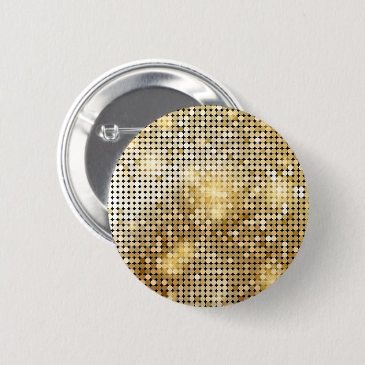 Heller funkelnder goldener button (Vorne & Hinten)