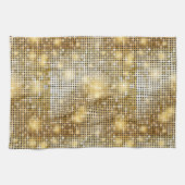 Heller funkelnder goldener handtuch (Horizontal)