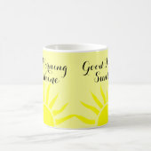 Heller gelber "guter Morgen-Sonnenschein" | gelber Kaffeetasse (Mittel)