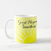 Heller gelber "guter Morgen-Sonnenschein" | gelber Kaffeetasse (Links)