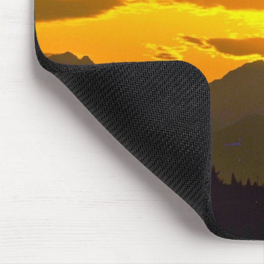 Heller gelber Himmel Mousepad (Ecke)