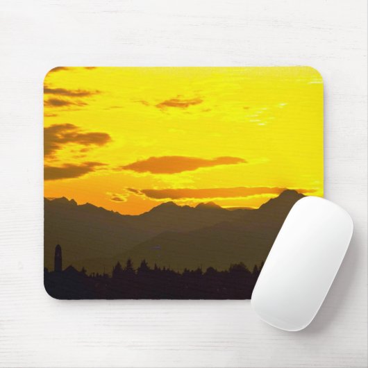 Heller gelber Himmel Mousepad (Mit Mouse)