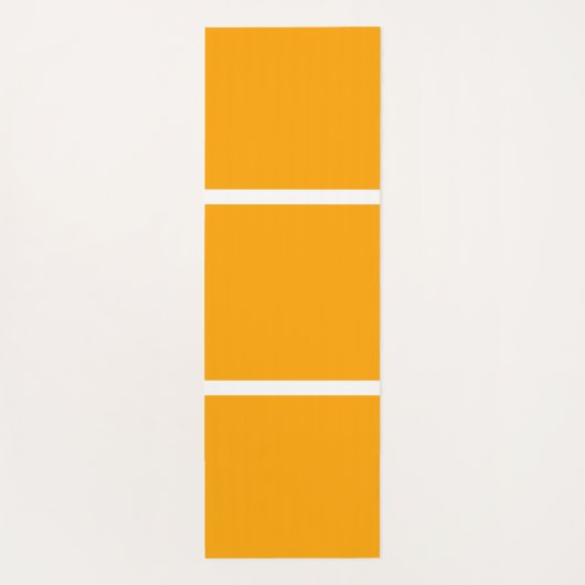 Heller, goldgelber, weißer Farbblock Yogamatte (Rückseite)