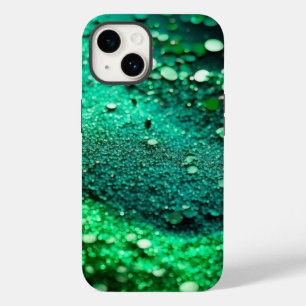 Heller grüner Glitzer iPhone Mate Tough Case